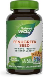 Natures Way Fenugreek Seed, 610 milligrams Per Cap, 180 Vegetarian Capsules