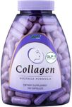Sanar Naturals Collagen Pills with Vitamin C, E - Supports Hair, Nail, Skin, Joint & Bone Health - Hydrolyzed Collagen for Women & Men Supplement - Grass Fed, Non-GMO, 150 Capsules