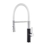 Ibergrif, Kitchen Tap with Flexible Spout, Sink Mixer with Spray Head M22115B-3