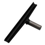 Vkinman 12 Inch Lathe Tool Rest 25.32mm Post Cast Iron T Type Tool Post Round Handle Tool Post Wood Lathe Turning Accessories for Woodworking