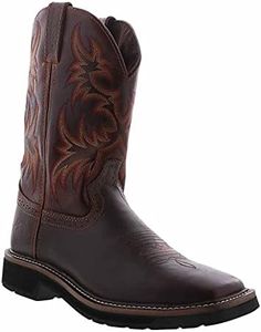 Justin Men's SE4681 Driller 11" Work Boot, Dark Brown - 12 D