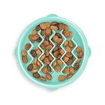 Outward Hound Fun Feeder Slo Bowl, Slow Feeder Dog Bowl, Small/Tiny, Mint