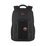 Wenger Premium PlayerMode 15.6 inch Laptop Backpack - Water-Resistant, Shockproof Notebook Bag with Protective Sleeve, Organizer Pockets, Padded Shoulder Straps - Travel, Business