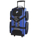 Fila Unisex-Adult 26" Lightweight Rolling Duffel Bag, Blue, One Size