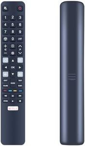RC802N YU14 Remote Control Replacement for TCL Smart 4K TV RC802N YAI2 YAI3 YUI2 YU14 YUI1 YU11 65C2US 75C2US 43P20US U43P6006, Suitable for TCL Remote Control Universal