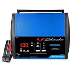 Schumacher SC1304 Fully Automatic Battery Charger Maintainer, and Auto Desulfator with Battery Detection - 15 Amp/3 Amp, 6V/12V - For Cars, Trucks, SUVs, Marine, RV Batteries