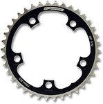 FSA Unisex's Pro Road N10/11 110BCD Chainring-Black and Silver, 110 x 36t