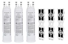 PWF-1 Refrigerator Water Filter and FRGPAAF2 PureAir Air Filter Compatible with Frigi-daire PWF-1 FRGPAAF2 PureAir AF-2 Air Filter FPPWFU01 PurePour PWF-1 Electrolux EPPWFU01