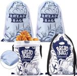 Dinifee 4 Packs Bread Bags for Home