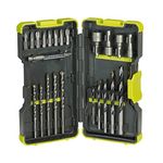 Ryobi RAK30MIX Mixed Drilling and Driving Bit Set, 30 Piece