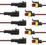 moinkerin 5 Pieces 2 Pin Waterproof