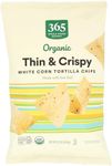 365 by Whole Foods Market, Organic White Corn Tortilla Chips Thin and Crispy, 12 Ounce