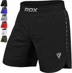 RDX MMA Shorts for Training and Kick Boxing, Trunks for Bodybuilding, Cage Fighting, Muay Thai,BJJ Grappling and Combat Sports, Workout Clothing with Inner Pocket and Drawstring for Martial Arts, Gym