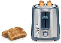 Hamilton Beach 2 Slice Extra Wide Slot Toaster with Bagel & Defrost Settings, Shade Selector with 7 Browning Levels, Toast Boost, Auto Shutoff, Kitchen Makeover Blue (22634)
