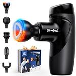 Mini Massage Gun with Heat Therapy, Bob and Brad M7 Plus Portable Deep Tissue Muscle Massager Gun, Percussion Pocket-Sized Massage Gun for Pain Relief & Muscle Recovery, Gifts for Women Men
