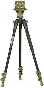 Primos Hunting Edge Aluminum Tripod Shooting Stick with Gun Clamp, Lightweight and Adjustable Hunting Shooting Support with 360° Panning