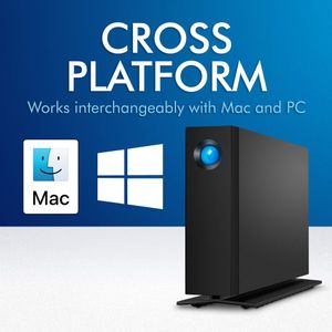 LaCie d2 Professional 8TB External Hard Drive – USB-C Desktop Storage