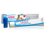 Logic Oral Hygiene Gel For Dogs & Cats,Cat Toothbrush And Paste, Logic Toothpaste For Dogs,Dog Toothpaste Prevents Plaque,Cat Toothpaste For Bad Breath,Pet Toothpaste & Finger Brush,1PK 70g