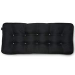 Patio Bench Cushion, Black, 54”W