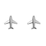 SaiDian Airplane Brooch Pin Plane Smile Small Aircraft Brooch Lapel Pins Collar Badge for Backpack Shirt Bag Accessories, 5pcs, Metal, crystal