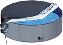 SAFANA 64" Foldable Dog Pool Cover,