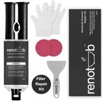 Renotub Premium Enamel Repair Filler Kit White 50ml For Ceramic Porcelain Bath, Sink, Tub, Toilet, Shower Tray & Fibreglass - Chip & Pedestal Crack Hole Scratch Repair