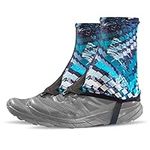 TRIWONDER Trail Gaiters Sandproof Leg Gaiters Running Gators Shoe Covers Ankle Gaiters for Hikiing Backpacking (L, Blue)