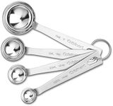 Cuisinart CTG-00-SMP Stainless Steel Measuring Spoons, Set of 4