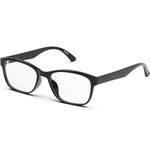 ZENNI Blue Light Blocking Glasses - Stylish Fashion Lightweight Rectangular Glasses with Anti Eyestrain & UV Protection for Gaming and Reading (Black)