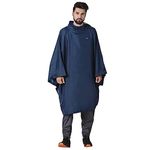 Wildcraft Polyester Navy Hypadry Unisex Standard Length Rain Poncho (41303) -Medium