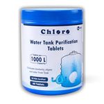 Bepure Chloro 1000 | Water Purification Chlorine Tablets for Water Tank | Pack of 60 Tablets | US FDA Approved | Eliminates Bacteria, Algae and Odor from Water Tank | 60 Tablets for 60000 litres