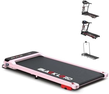 BLACK LORD Treadmill Electric Walking Pad Under Desk 3.4HP Fitness Equipment, Jogging Running Exercise Workout Machine with Bluetooth Remote Control, Cardio Trainer for Home Gym Office, MS2 Pink