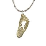 Handcrafted Mythical Fantasy Necklace Pendants - Fairies, Angels, Mermaids, Unicorns, Bigfoot Sasquatch, Heart, Celtic Knot - Pewter, Copper, Gold, Hand Painted, and Premium - Made in the USA, No Gemstone,