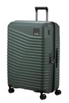 Samsonite Intuo - Spinner L, Expandable Suitcase, 75 cm, 105/115 L, Green (Olive Green)