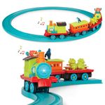 B. toys – Toy Train Set – Musical Train – Lights & Sounds – Classic Toys for Toddlers, Kids – 2 Years + – The Critter Express