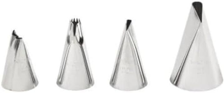 Wilton Ensemble de 4 pointes à décorer à volants standard Wilton (pointes # 100, 86, 102, 125)