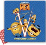 Despicable Me Minions Calendar 2025 Despicable Me 4 Movie Calendar Gift includes Free Organising Stickers