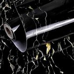 LATEXO Black Marble Contact Paper Peel and Stick Wallpaper(3 MTR) for Kitchen Countertops Cabinets Furniture Shelf Liner Bathroom Granite Contact Paper 60 cm X 200cm(24inch)