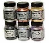 Jacquard Pearl Ex Powdered Pigments - The most versatile product (Pearl Ex 6-Color Set)