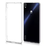 ELECTRÓNICA REY Case Flexible Silicone TPU for Huawei Ascend P7, Ultra Thin 0.33mm, Crystal Clear