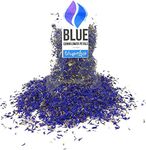 Pure Blue Cornflower Petals (Bleuet) - 100% Natural, dried, grown in Germany - Natural Blue Centaurea Cyanus Herbal Flowers for For Homemade Lattes, Tea Blends, Bath Salts, Gifts, Crafts