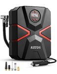 AstroAI Tyre Inflator Air Compressor 12V DC, Digital Car Tyre Pump 150 PSI, Preset Tyre Pressure & Auto Shutoff, Electric Air Pump for Car Tyres, Bicycles, Other Inflatables