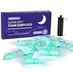 VeoryFly Ear Plugs for Sleep, 2024 New Soft Foam Ear plugs-10 Pairs Noise Cancelling Ear Plugs with a Travel Case, 38dB SNR Noise Reduction Earplugs for Deep Sleeping, Snoring, Concert, Study