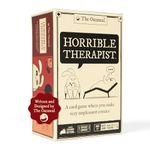 Exploding Kittens Horrible Therapist: Base Edition 3-8 Players - Ages 17+ - 15 Minutes to Play - Comic Building Game - Card Game, Ideal for Family Night Fun, Teens and Adult