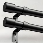 IFELS 2 Pack Heavy Duty Curtain Rod