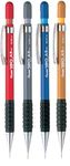 Pentel Assorted Size Pack 120 DX Automatic Mechanical Pencil Refillable Lead Capped Metal Clip Rubber Grip (1 Of Each Size - 4 Pens - 0.3mm, 0.5mm, 0.7mm, 0.9mm)