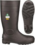 Pioneer Steel Toe Work Boots - Heavy Duty Slip Resistant PVC Safety Boots For Men/ Women - CSA Class 1 - For Construction - 11