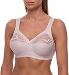 frugue Non Wired Comfort Wireless Support Bra Beige 34 E