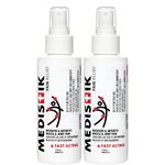 MEDISTIK Spray - Fast Acting Extra Strength Pain Relief Spray for Backache, Arthritis Muscle & Joint Pain, 118 ml. (2)