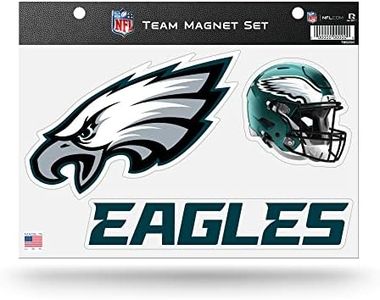 Rico Industries NFL Philadelphia Eagles Team Magnet Set 8.5" x 11" - Home Décor - Regrigerator, Office, Kitchen